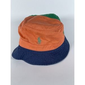Polo Ralph Lauren Colorblock Double Sided Adult Bucket Hat Multicolor XL